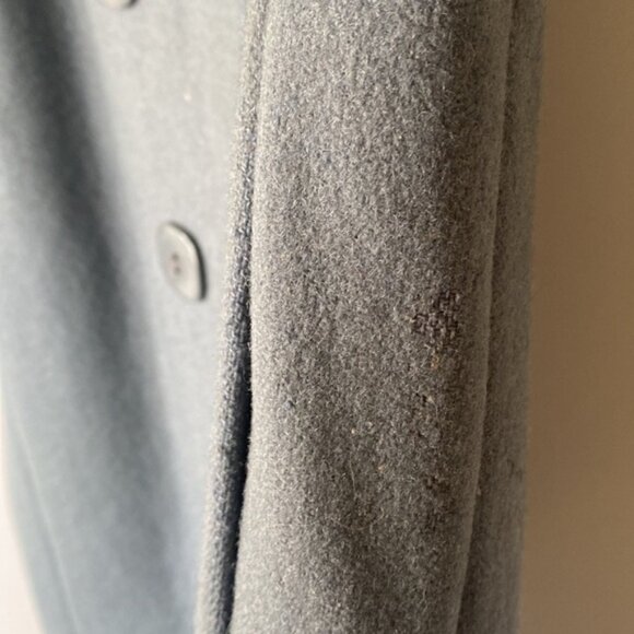 Vintage teal wool blend coat - Picture 12 of 15